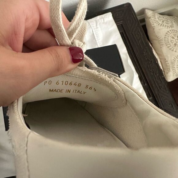 SAINT LAURENT COURT CLASSIC SL/06 EMBROIDERED SNEAKERS IN CANVAS AND LEATHER - Picture 12 of 14